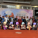 王副縣長與議員等來賓啟動投號金嗓活動。（記者扶小萍攝）