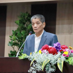 何議長關切作物及汛期預為整備。（記者扶小萍攝）