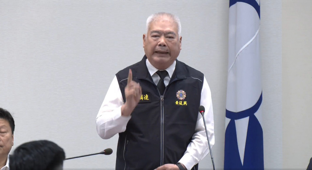 中國國民黨副黨主席季麟連。（圖／翻攝自中國國民黨Facebook直播）