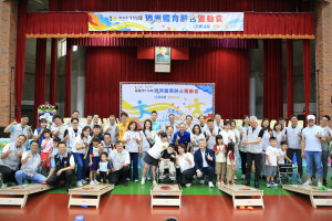 嘉義市政府今天在東區體育館舉辦「115年度適應體育融合運動會」／嘉義市府提供
