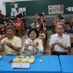 雲林縣府30日在建國國中舉行「雲林縣營養午餐每週一餐有機米」記者會／翻攝照片