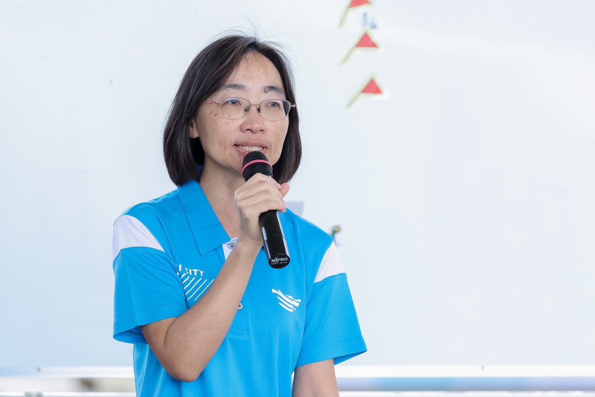臺北市政府體育局局長游竹萍出席「2026臺北國際龍舟錦標賽」舵手研習營致詞，勉勵所有學員掌握舵手專業技術，傳承龍舟文化，帶領隊伍安全競技。