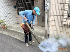 竹市啟動環境清消、熱點巡檢等防治作為。