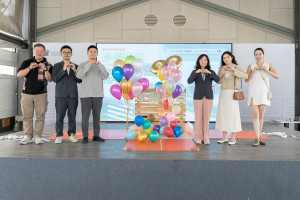 桃園青年局桃園設計庫「永續串造」主題展覽開幕儀式。