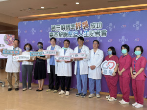 嘉基於5月12日舉辦記者會，分享跨三科合作、重啟新生的醫療歷程／林詩涵攝影