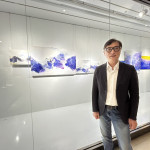 旅法藝術家王仁傑老師第三次在中友時尚藝廊舉辦創作個展。圖/中友百貨