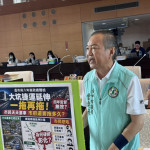 曾朝榮議員要求市府向中央提出「大坑段優先核定施工」。