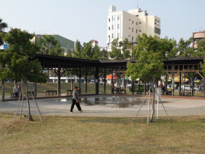 嘉義市文化公園內噴水池區域自5月25日（一）起至6月2日（二）止將暫停開放使用，預計於6月3日恢復正常運作／嘉義市府提供