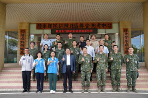 陸軍部隊訓練北區聯合測考中心（湖口四營區）115年端午節敬軍慰問。