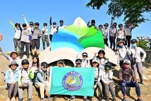 山海圳綠道起點合影
