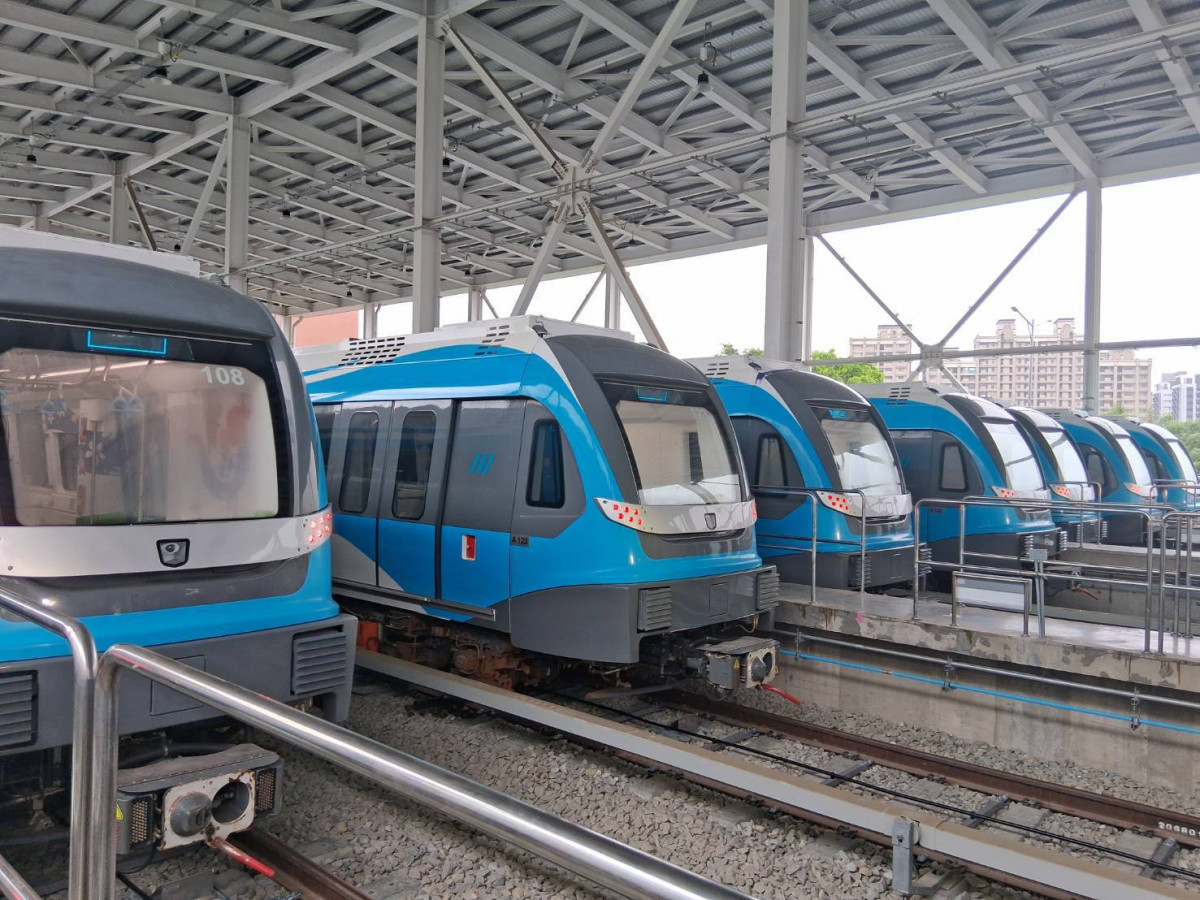 新北捷運三鶯線列車。（圖／交通部路政及道安司）