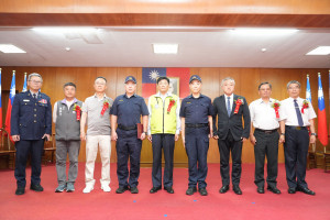 澎縣府舉行警察節慶祝大會　向警察同仁致敬致謝