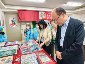 參觀動靜態成果展示。