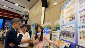 嘉義縣政府受邀參與農業部智慧農業成果發表會，以「全方位協助農民數位轉型」為主軸，分享地方政府推動智慧農業的轉型成果／嘉義縣府提供