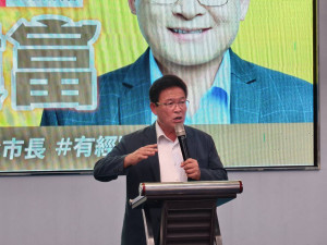 批民進黨徵召取代初選，邱建富：彰化縣長選戰有信心拿下25萬票。圖／記者鄧富珍攝