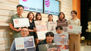 朝陽科大學子勇奪紅點概念設計大獎。林重鎣