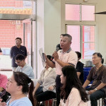 嘉義市政府昨日在嘉義市奉天宮活動中心舉行「嘉北車站周邊地區區段徵收都市計畫變更案」公開展覽前座談會／嘉義市府提供