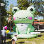 以「諸羅樹蛙」為主題的大林鎮運動公園兒童遊戲場19日正式啟用／嘉義縣府提供