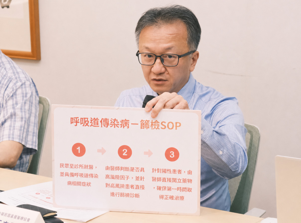 中華民國基層醫療協會王杰凱副秘書長表示,落實基層篩檢SOP以達到防堵疫情擴大。