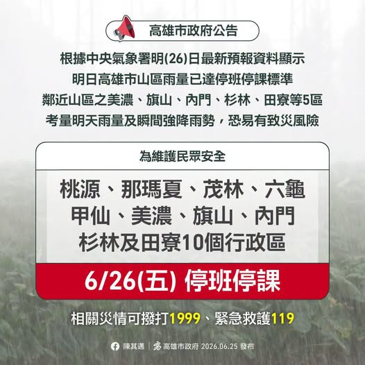 （圖／翻攝自Facebook帳號高雄市政府 Kaohsiung City Government）