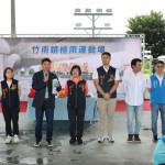 斥資2000萬元　鍾東錦為竹南極限運動場揭牌啟用
