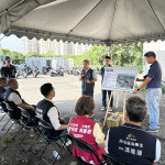 陳大田局長前往工區視察並向地方居民說明工程規劃