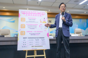 市府推出「婦幼三大友善補助升級」，包含凍卵補助擴大、好運卡配偶註記及托育補助加碼定額負擔。