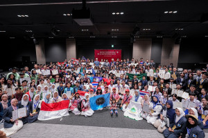 2026年日本大阪設計創意暨發明展活動現場合影。（照片來源／TIPPA台灣發明商品促進協會）
