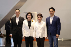 雲林縣長張麗善與台中市長盧秀燕、台北市長蔣萬安、基隆市長謝國樑齊聚台中，共商致癌油事件處理對策／翻攝照片