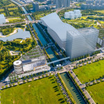 台中國際會展中心東西側展館完工示意圖