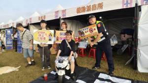 大園警交管、宣導、尋親守護民眾安全。