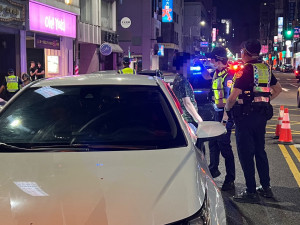 中壢警分局暑期持續規劃擴大路檢及巡邏攔查勤務，強力掃蕩毒駕。