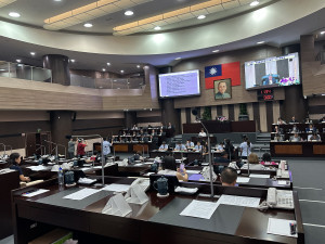 南投縣議會22。23次臨時會於14日閉會。（記者扶小萍攝）