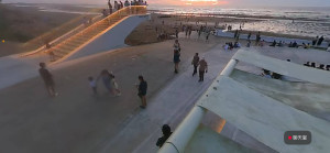 竹北市目前已建置完成4個場域360度4K即時影像監視器。