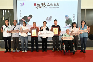 彰化縣無形文化資產授證典禮。圖／彰化縣政府提供