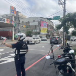 楊梅分局執行防制交通事故專案勤務，針對交通事故熱時、熱點及肇事原因，加強交通違規取締。