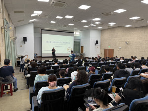 新竹市警察局刑事警察大隊前往三民國中辦理「重大暴力事件與天然災害因應作為」安全宣導。