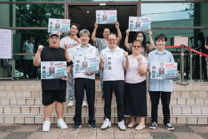 林秋霖在家人陪同下完成登記　正式投入桃園市山地原住民市議員選戰