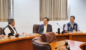 全球知名創新平台Plug and Play創辦人暨執行長 Saeed Amidi首次來訪桃園，與市長張善政及市府團隊共同探討桃園半導體產業發展及創新生態系布局。