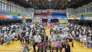 中檢反賄選2.0啟動　檢察長進校園喊話：首投族用第一張選票守護民主。（圖/中檢提供）