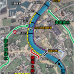 桃市府啟動南崁溪竹圍大橋下游護岸改善第二期工程。