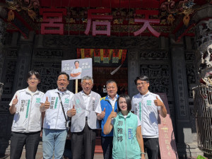 「總教練」親督軍力拚竹北新局，林啟賢主席親自出面接待。