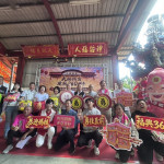 嘉義市崎頂大福興宮今（30）日活動記者會，邀請全台善男信女於10月9日、10日齊聚嘉義市，參拜祈福／市府提供