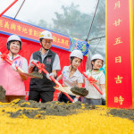 平鎮義興市地重劃區開工動土典禮。
