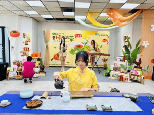 高等茶席活動，推廣北埔的東方美人茶及「東方韵」紅茶。