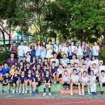 未來夢想實驗室17日在嘉義縣和睦國小舉辦「藝文羽球一日營」／陳致愷翻攝