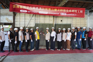 雲林縣斗南舊消防隊辦公廳舍辦理修復及再利用工程，預計明年7月完工／陳致愷翻攝