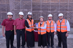 花蓮縣消防局水璉分隊廳舍新建工程進行上梁　預計12月完工啟用