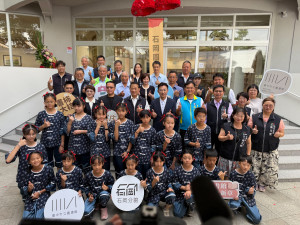 立法院副院長江啟臣親自出席石岡圖書館開館典禮。