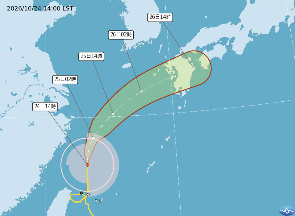 （圖／中央氣象署）